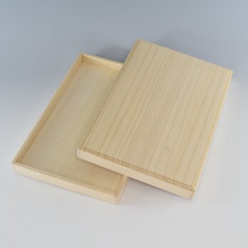 桐箱　27.5cm×18.2cm×2.8cmの画像