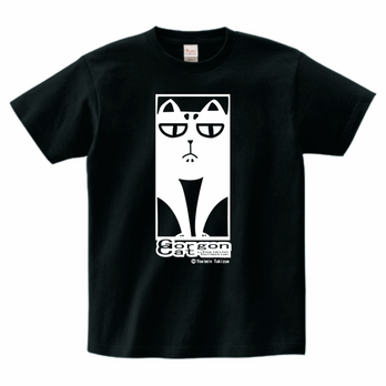 LサイズGorgon Cat Ｔシャツ（ブラック）の画像