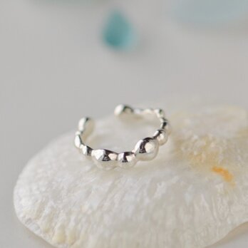 海のあぶくイヤーカフ