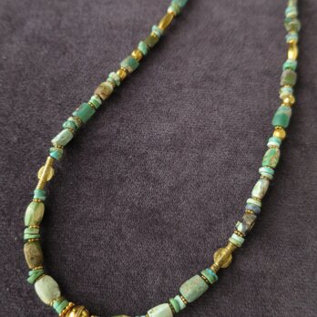 K18 Antique Turquoise　Ｎｅｃｋｌａｃｅの画像