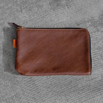 CHOCO / Lzip pouch / Mの画像