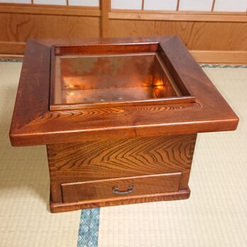 【送料無料】セン火鉢 摺り漆仕上げの画像