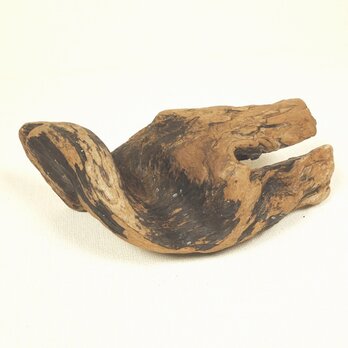 【温泉流木】小物も置ける変形流木002不思議なカーブ形状の流木 流木素材 インテリア素材 木材の画像