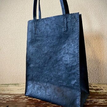hatoko様オーダー品　紙袋風レザーバッグ　A4サイズの画像