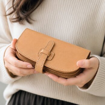 本革サドルレザーの長財布【受注製作】 | iichi 日々の暮らしを