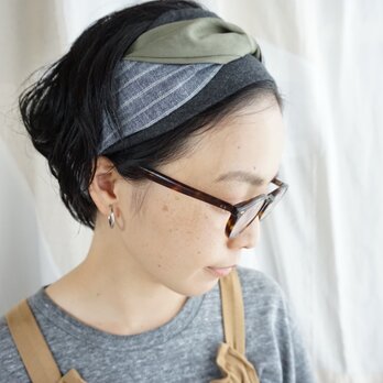 ○patchwork turban (cotton mix 21ss-e)の画像