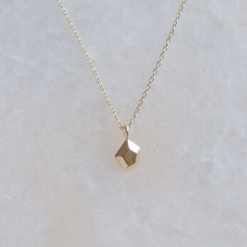 ✶K10YG✶ lítið fimmtungur necklace ：変形五角形　ネックレス　イエローゴールドの画像