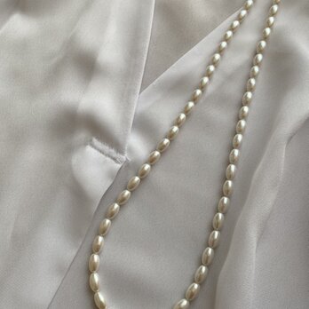Vintage Pearls Matinee Necklaces パールマチネー60ｃｍネックレスの画像