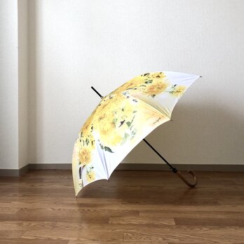 向日葵の雨傘の画像