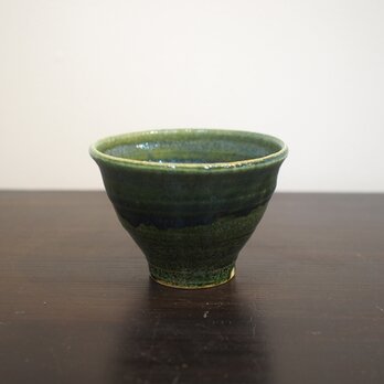 緑釉(総織部）小服茶碗　24の画像