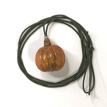 木のペンダント かぼちゃの画像