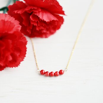 【14kgf ネックレス】赤珊瑚・還暦祝いにも