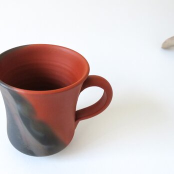 無名異焼：マグカップ 窯変の画像