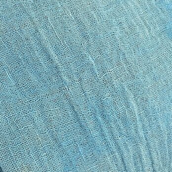 kaya004102　麻布　蚊帳の解き　広幅180cm　☆古布古裂/木綿/筒描き/型染め/藍染/絹/ボロ襤褸の画像