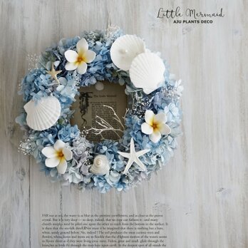 Summer Wreath ～Little Mermaid～　26cm（プリザ）の画像