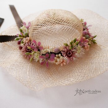 小さな夏のシナマイ帽子　“小花”の画像
