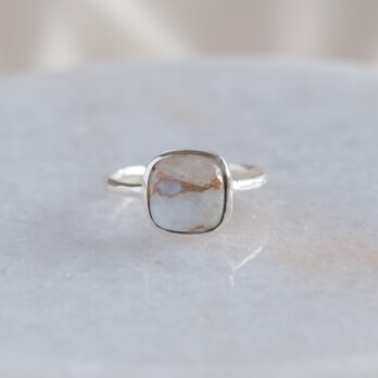 copper calcite ring　コッパーカルサイト シルバーリング　silver925の画像