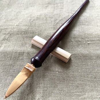 琴一ペン　（ペン軸は鉄刀木＝たがやさん）