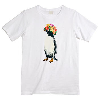 [Tシャツ] flower penguinの画像