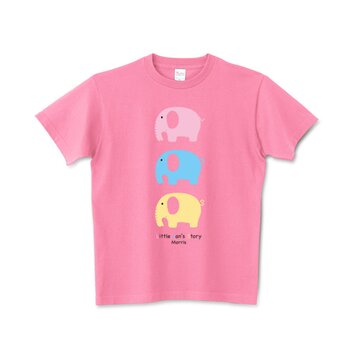 象のモリス　半袖Tシャツ／カットソー　フリーサイズ　アパレル／アニマルモチーフの画像