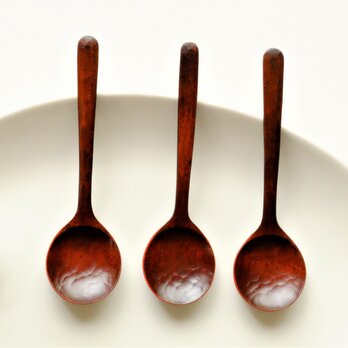 chicchi様リクエスト分　スプーン塗り直し（拭き漆）一式