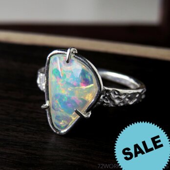 【SALE】エチオピア オパール・リング ＊ Opal Ring ▽lの画像