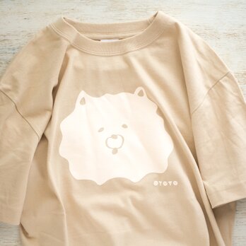 mofumofu-wanko Tシャツ（シナモン）の画像