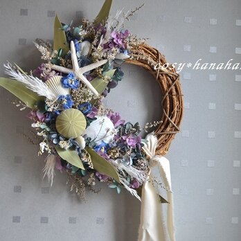 シェルの夏花wreathの画像