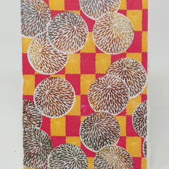 ギルディング和紙葉書　丸菊　黄混合の画像