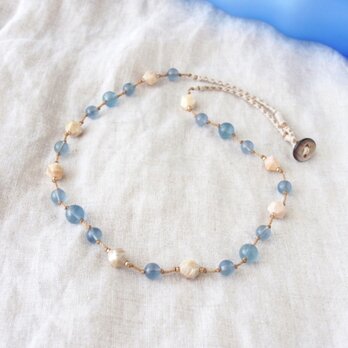 Coral Reef Necklace -blue-の画像