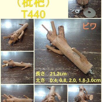 止まり木（枇杷：TOY-08-015）T440の画像
