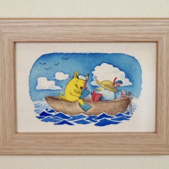 「ボート」原画　の画像