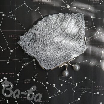 ばあば作☆長編みやわらかがま口（Dione・C1471）の画像