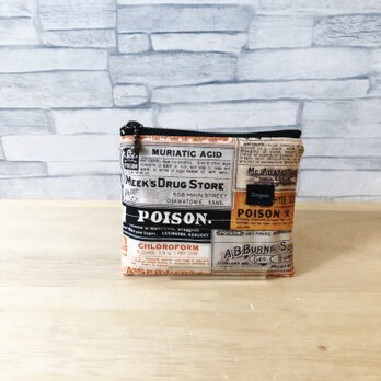 ポーチ付きポケットティッシュケース*ビンテージ