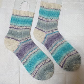 手編み靴下 opal cotton premium kfs192の画像