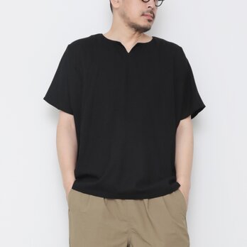父の日のプレゼントに 6/14まで送料無料　Oton shirts  / blackの画像