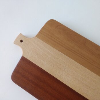 Cutting Board L - 寄木のカッティングボードの画像