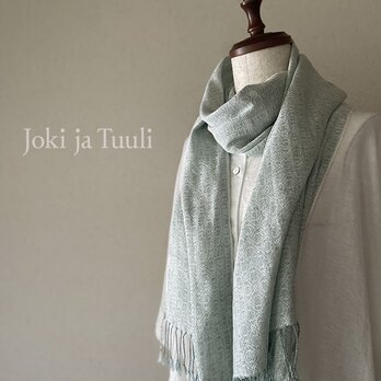 Silklnen Scarf 　ミントグリーンの画像