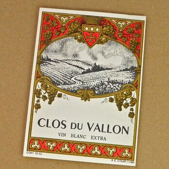 1枚/ Vintage ラベル Vol. 2（CLOS DU VALLON）DA-LA002の画像