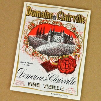 1枚/ Vintage ラベル Vol. 3（Domaine de Clairville）DA-LA003の画像