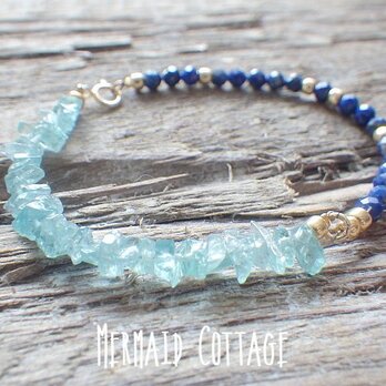 *14kgf* Contrast Ocean Bracelet 海のコントラスト☆ハーフ＆ハーフブレスレットの画像