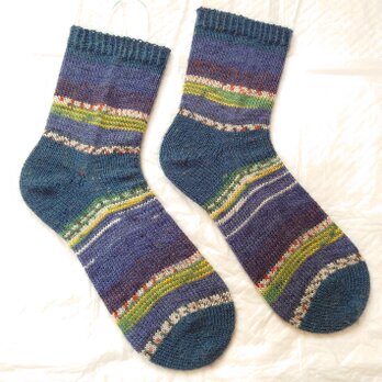 手編み靴下 opal 1437 ショッペルツイードの画像