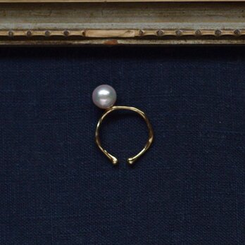 あこや真珠のイヤーカフ・K10の画像