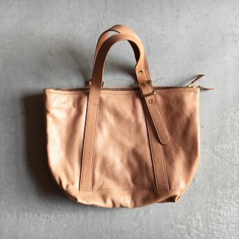 BUCKLE TOTE NATURALの画像