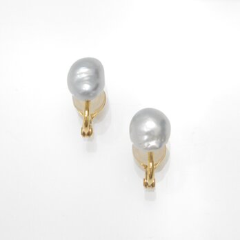 K18YG白蝶真珠のイヤリング/PEARLの画像
