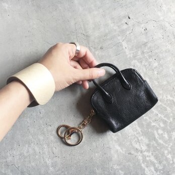 MINIMUM BAG KEY HOLDER BLACKの画像