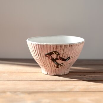 彩泥めし茶碗R  ピンクの画像