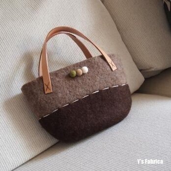 フエルトの小さな手提げバッグ ver.2