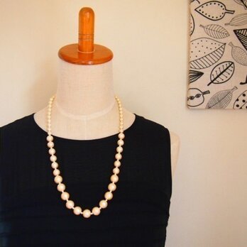 cotton pearl マチネー necklaceの画像