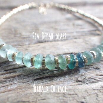 *14kgf*Sea Roman Glass Braceletの画像